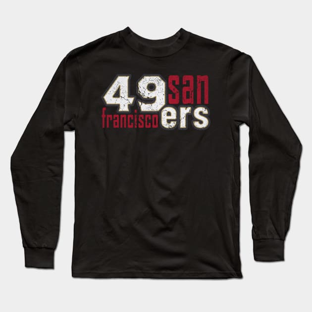 49ers football Long Sleeve T-Shirt by nowsadmahi